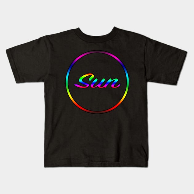 Sun Kids T-Shirt by lenn